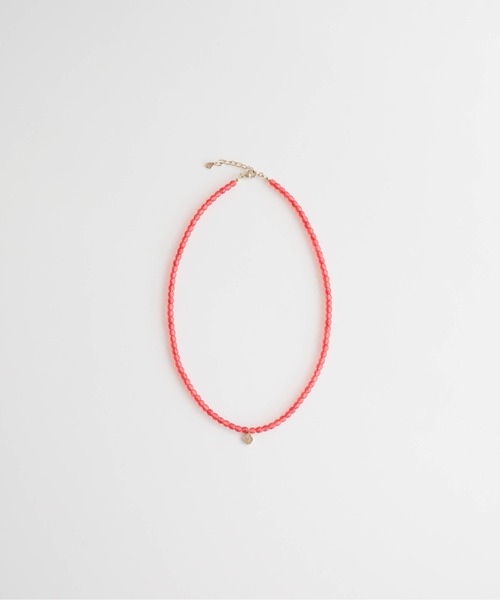 rapiecage(ラピエサージュ)の「メタルトップケシビーズネックレス(ネックレス・レディース・レッド/グリーン/ベージュ・FREE)」の10枚目の写真