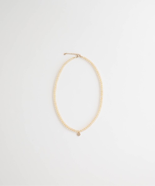 rapiecage(ラピエサージュ)の「メタルトップケシビーズネックレス(ネックレス・レディース・レッド/グリーン/ベージュ・FREE)」の9枚目の写真