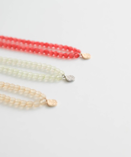 rapiecage(ラピエサージュ)の「メタルトップケシビーズネックレス(ネックレス・レディース・レッド/グリーン/ベージュ・FREE)」の14枚目の写真