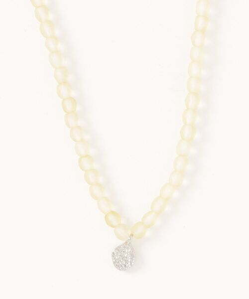 rapiecage(ラピエサージュ)の「メタルトップケシビーズネックレス(ネックレス・レディース・レッド/グリーン/ベージュ・FREE)」の5枚目の写真