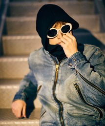 glamb（グラム）の「Knit Hoodie Snood / ニットフーディースヌード（ネックウォーマー/スヌード）」