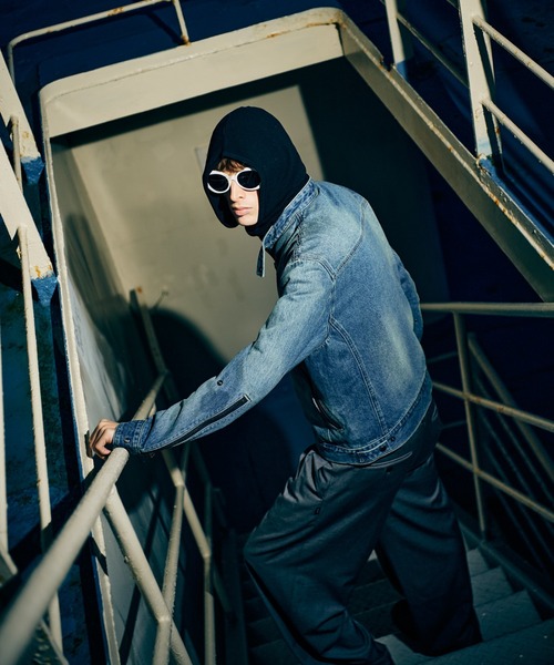 glamb（グラム）の「Knit Hoodie Snood / ニットフーディースヌード（ネックウォーマー/スヌード・メンズ・ブラック/グレー・FREE）」の15枚目の写真