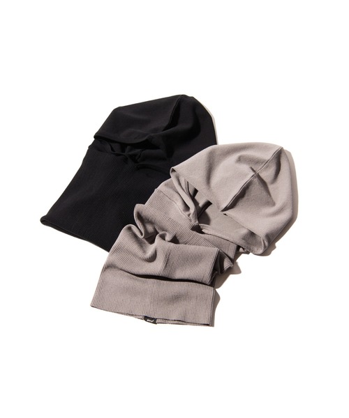 glamb（グラム）の「Knit Hoodie Snood / ニットフーディースヌード（ネックウォーマー/スヌード・メンズ・ブラック/グレー・FREE）」の20枚目の写真