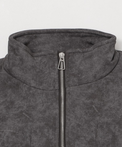 Figments（フィグメンツ）の「パイピングトラックジャケット（ブルゾン・レディース・チャコールグレー/ホワイト・FREE）」の10枚目の写真