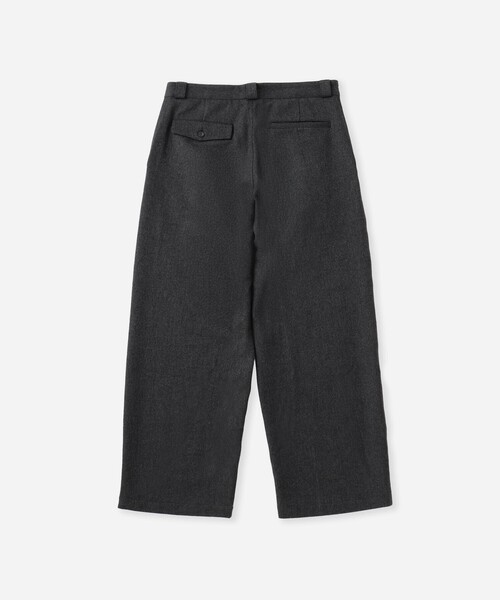 Saturdays NYC(サタデーズ ニューヨークシティ )の「George Wool Wide Two Tuck Pants(その他パンツ・メンズ・ブラック・S/L/X-SMALL/M)」の7枚目の写真