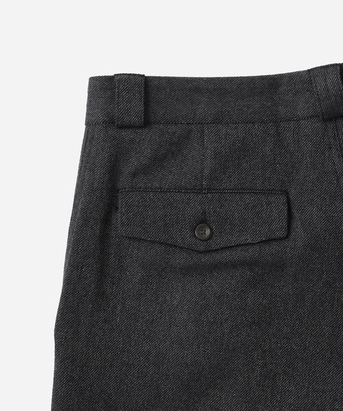 Saturdays NYC(サタデーズ ニューヨークシティ )の「George Wool Wide Two Tuck Pants(その他パンツ・メンズ・ブラック・S/L/X-SMALL/M)」の9枚目の写真