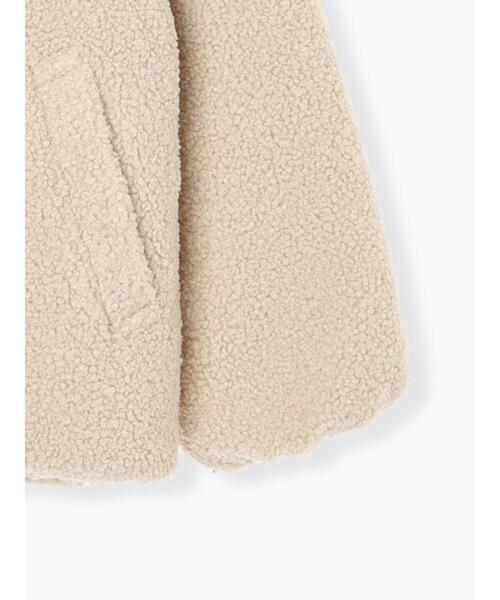 Lugnoncure（ルノンキュール）の「リバーシブルボアブルゾン（ブルゾン・レディース・ベージュ/モカ/チャコールグレー/オフホワイト・M/L）」の19枚目の写真