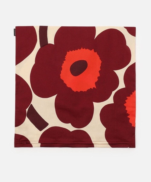 marimekko（マリメッコ）の「【ノベルティ付】Unikko / Cushion Cover & Bath mat + Inner Cushion set（クッション/クッションカバー・レディース・ワインレッド・FREE）」の7枚目の写真