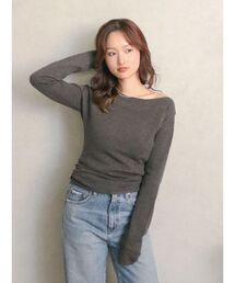 Ungrid | ギャザーデザインフィットニット(ニット/セーター)