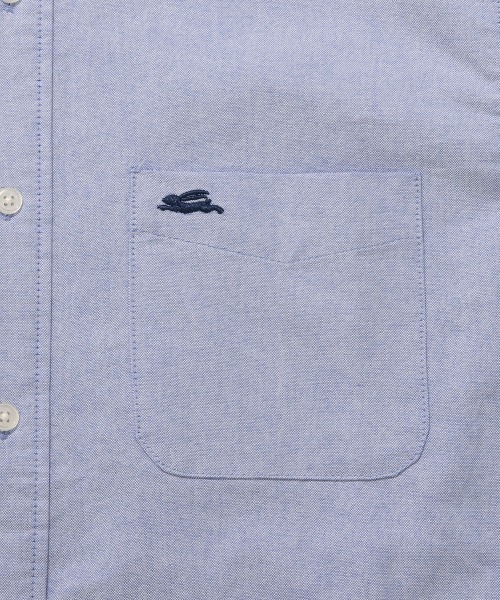 KRIFF MAYER(クリフメイヤー)の「ワンポイント刺繍オックスシャツ(シャツ/ブラウス・メンズ・サックスブルー/ブラック/オフホワイト/ネイビー・MEDIUM/X-LARGE/LARGE)」の12枚目の写真