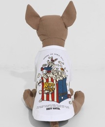 KRIFF MAYER（クリフメイヤー）の「【犬服・ドッグウェア・綿100%】DOGラビット半袖T(ポップコーン)（ペットウェア）」