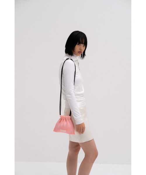 LASTFRAME（ラストフレーム）の「KASANE SACK BAG MINI（ショルダーバッグ・レディース・ブラック系その他/グレー系その他/グリーン系その他/ピンク系その他・mini）」の15枚目の写真