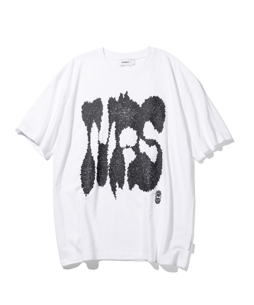 MASSNOUN(マスノウン)の「MAS ロゴ バンパルティ MSITS001-WT(Tシャツ/カットソー・レディース・その他・X-LARGE/MEDIUM/LARGE)」の1枚目の写真