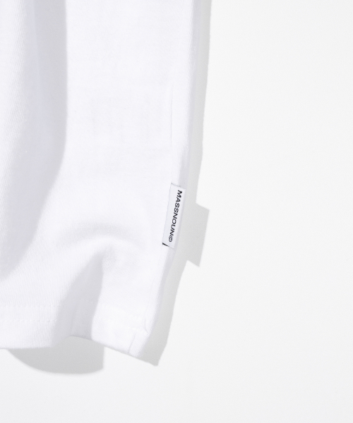MASSNOUN(マスノウン)の「MAS ロゴ バンパルティ MSITS001-WT(Tシャツ/カットソー・レディース・その他・X-LARGE/MEDIUM/LARGE)」の5枚目の写真