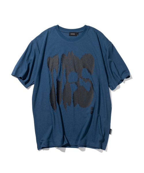 MASSNOUN(マスノウン)の「MAS ロゴ バンパルティ MSITS001-DB(Tシャツ/カットソー・レディース・その他・MEDIUM/LARGE/X-LARGE)」の1枚目の写真