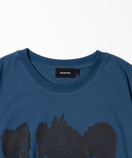 MASSNOUN(マスノウン)の「MAS ロゴ バンパルティ MSITS001-DB(Tシャツ/カットソー・レディース・その他・MEDIUM/LARGE/X-LARGE)」の3枚目の写真