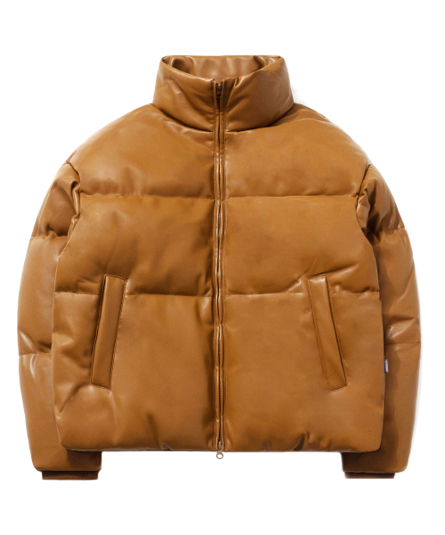 QT8 GARMENTS(キューティーエイトガーメント)の「TL合成皮革ダックダウンショートパディング(ブラウン)(ダウンジャケット/コート・レディース・その他・MEDIUM)」の13枚目の写真