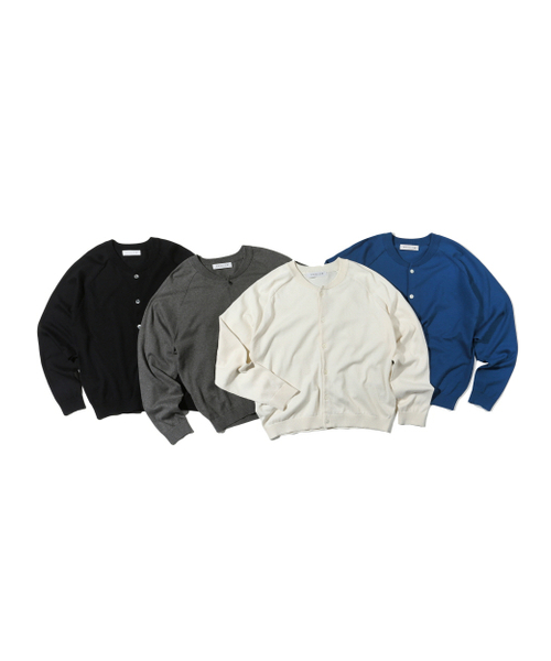 BESLOW(ビースロー)の「CREW NECK RELAXED SHORT CARDIGAN BLUE(カーディガン/ボレロ・メンズ・その他・X-LARGE/SMALL/MEDIUM/LARGE)」の7枚目の写真