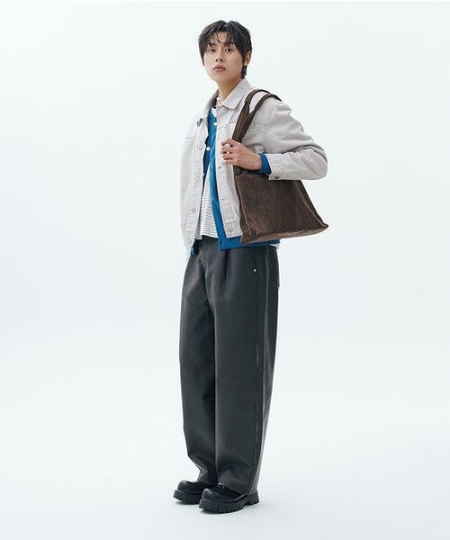BESLOW（ビースロー）の「CREW NECK RELAXED SHORT CARDIGAN BLUE（カーディガン/ボレロ・メンズ・その他・X-LARGE/SMALL/MEDIUM/LARGE）」の9枚目の写真