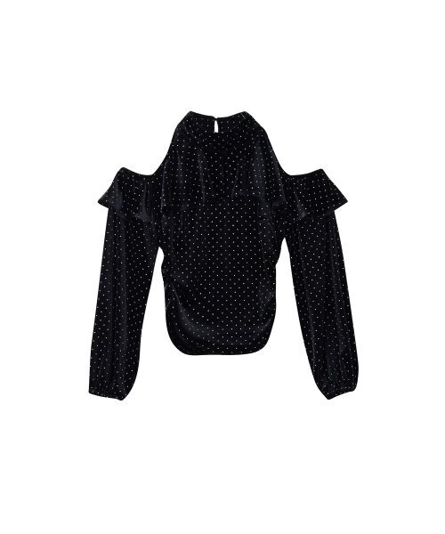 SALON DE YOHN(サロンドヨーン)の「Shoulder Point Velvet Blouse(シャツ/ブラウス・レディース・その他・MEDIUM/SMALL)」の5枚目の写真
