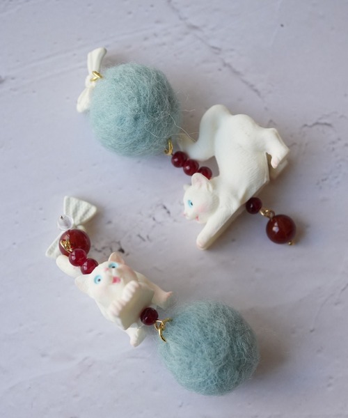 Port（ポート）の「【 Port / ポート 】 パステル アニマル ピアス（ピアス（両耳用）・レディース・B/A・FREE）」の2枚目の写真