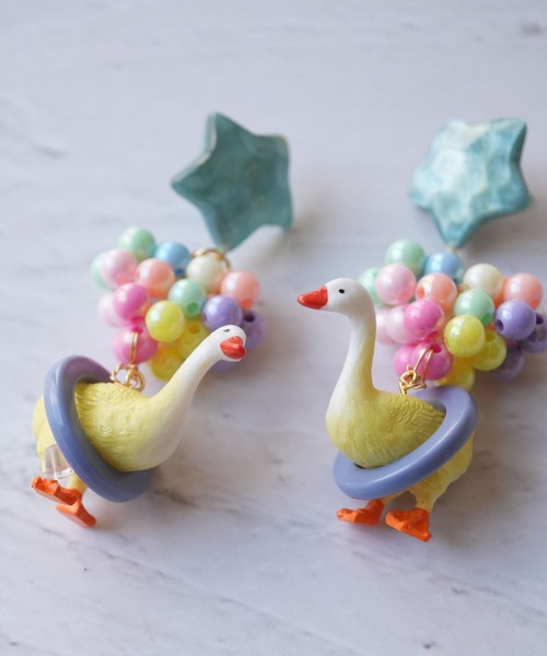 Port（ポート）の「【 Port / ポート 】 パステル アニマル ピアス（ピアス（両耳用）・レディース・B/A・FREE）」の3枚目の写真