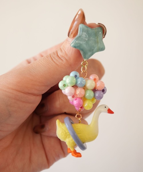 Port（ポート）の「【 Port / ポート 】 パステル アニマル ピアス（ピアス（両耳用）・レディース・B/A・FREE）」の4枚目の写真