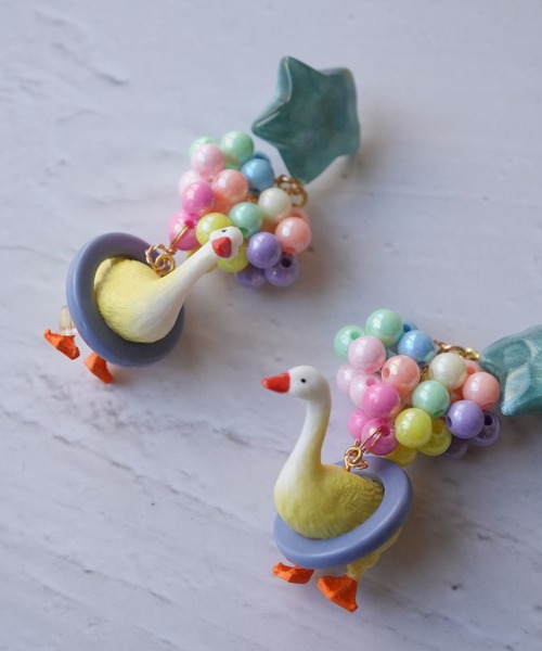 Port（ポート）の「【 Port / ポート 】 パステル アニマル ピアス（ピアス（両耳用）・レディース・B/A・FREE）」の6枚目の写真