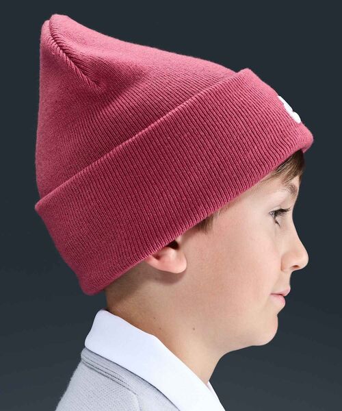 NIKE（ナイキ）の「ナイキ ピーク ジュニアビーニー / Nike Peak Big Kids' Beanie HF5498-634 Sweet Beet（ニットキャップ/ビーニー・キッズ・パープル系その他2・ONE SIZE）」の2枚目の写真