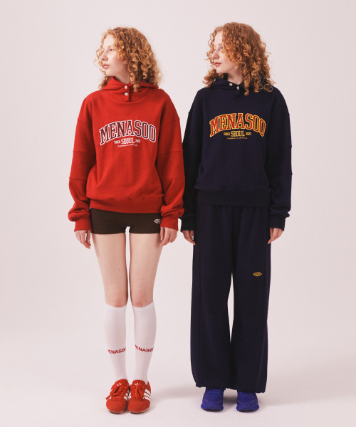 MENASOO（ミナス）の「MNS Seoul Hoodie_Navy（パーカー・レディース・ネイビー・F）」の8枚目の写真