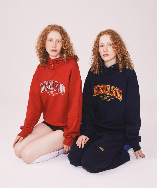 MENASOO（ミナス）の「MNS Seoul Hoodie_Navy（パーカー・レディース・ネイビー・F）」の10枚目の写真