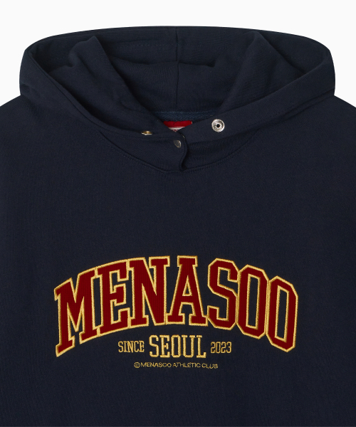 MENASOO（ミナス）の「MNS Seoul Hoodie_Navy（パーカー・レディース・ネイビー・F）」の13枚目の写真