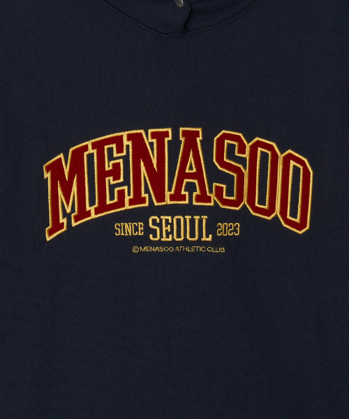 MENASOO（ミナス）の「MNS Seoul Hoodie_Navy（パーカー・レディース・ネイビー・F）」の14枚目の写真