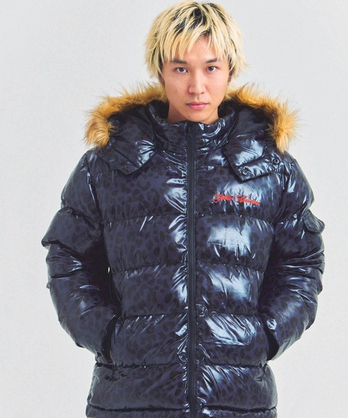 GALLIS ADDICTION(ガリスアディクション)の「GA SHINY FUR PUFF-JACKET(その他アウター・メンズ・ブラック/レオパード/カモフラージュ・M/L)」の3枚目の写真