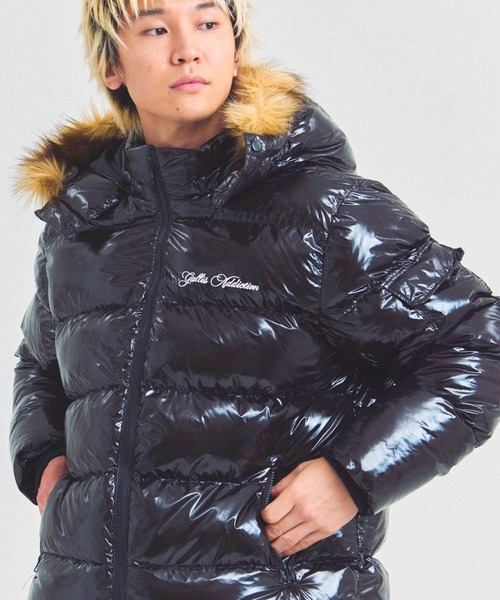 GALLIS ADDICTION(ガリスアディクション)の「GA SHINY FUR PUFF-JACKET(その他アウター・メンズ・ブラック/レオパード/カモフラージュ・M/L)」の5枚目の写真