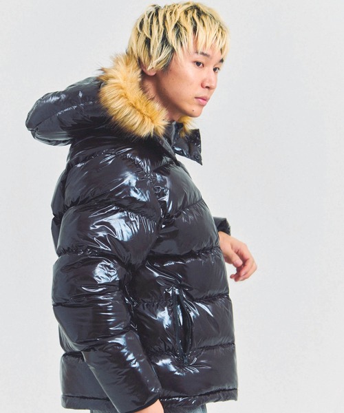 GALLIS ADDICTION(ガリスアディクション)の「GA SHINY FUR PUFF-JACKET(その他アウター・メンズ・ブラック/レオパード/カモフラージュ・M/L)」の7枚目の写真