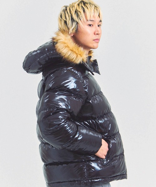 GALLIS ADDICTION(ガリスアディクション)の「GA SHINY FUR PUFF-JACKET(その他アウター・メンズ・ブラック/レオパード/カモフラージュ・M/L)」の8枚目の写真