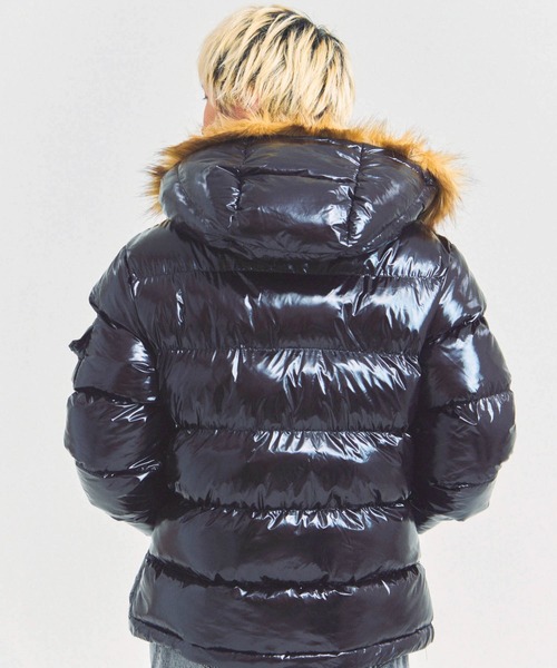 GALLIS ADDICTION(ガリスアディクション)の「GA SHINY FUR PUFF-JACKET(その他アウター・メンズ・ブラック/レオパード/カモフラージュ・M/L)」の9枚目の写真