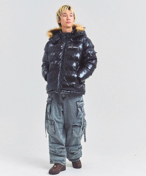 GALLIS ADDICTION(ガリスアディクション)の「GA SHINY FUR PUFF-JACKET(その他アウター・メンズ・ブラック/レオパード/カモフラージュ・M/L)」の14枚目の写真