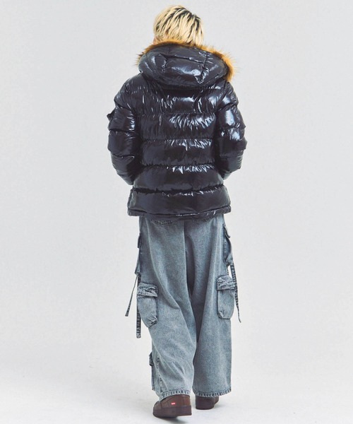GALLIS ADDICTION(ガリスアディクション)の「GA SHINY FUR PUFF-JACKET(その他アウター・メンズ・ブラック/レオパード/カモフラージュ・M/L)」の18枚目の写真