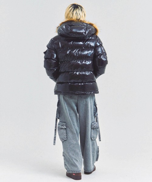 GALLIS ADDICTION(ガリスアディクション)の「GA SHINY FUR PUFF-JACKET(その他アウター・メンズ・ブラック/レオパード/カモフラージュ・M/L)」の19枚目の写真