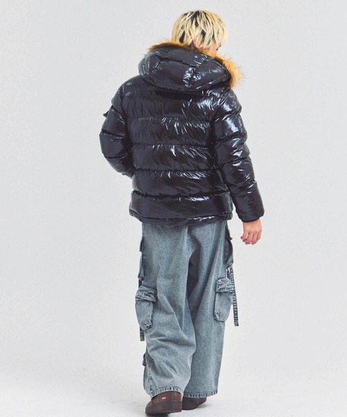 GALLIS ADDICTION(ガリスアディクション)の「GA SHINY FUR PUFF-JACKET(その他アウター・メンズ・ブラック/レオパード/カモフラージュ・M/L)」の20枚目の写真