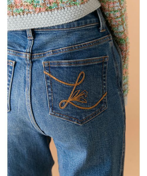 LILY BROWN(リリーブラウン)の「【WEB限定00サイズ】ストレッチフレアデニムパンツ(デニムパンツ・レディース・ブルー/イエロー/その他・0/1)」の18枚目の写真