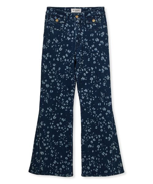 LILY BROWN(リリーブラウン)の「【WEB限定00サイズ】ストレッチフレアデニムパンツ(デニムパンツ・レディース・ブルー/イエロー/その他・0/1)」の6枚目の写真