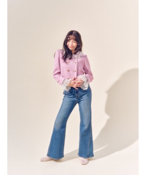 LILY BROWN(リリーブラウン)の「【WEB限定00サイズ】ストレッチフレアデニムパンツ(デニムパンツ・レディース・ブルー/イエロー/その他・0/1)」の19枚目の写真