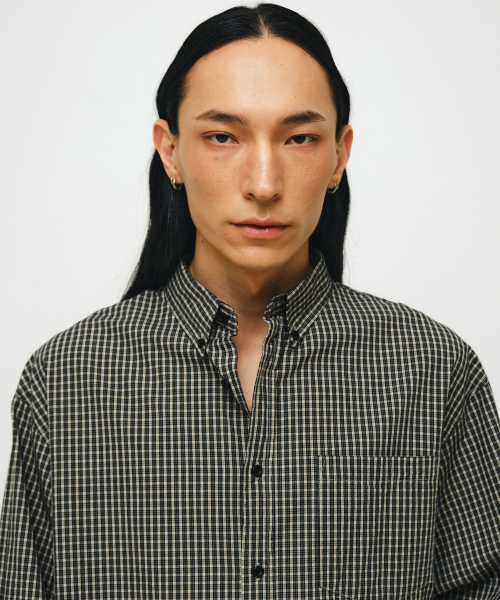 ENDOOR（エンドア）の「Plaid check shirt (black check)（シャツ/ブラウス・メンズ・その他・1/2）」の2枚目の写真