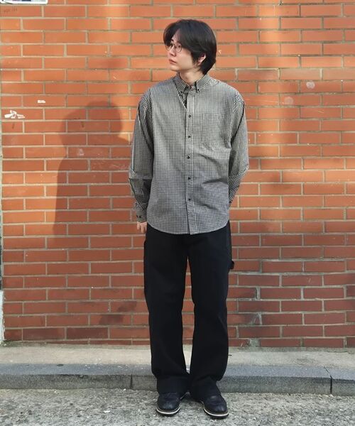 ENDOOR（エンドア）の「Plaid check shirt (black check)（シャツ/ブラウス・メンズ・その他・1/2）」の7枚目の写真
