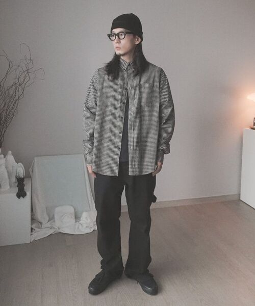 ENDOOR（エンドア）の「Plaid check shirt (black check)（シャツ/ブラウス・メンズ・その他・1/2）」の8枚目の写真