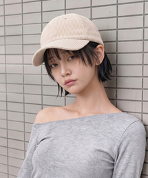 UNDERCONTROL STUDIO（アンダーコントロールスタジオ）の「コーデュロイ 秋冬 カジュアル ベーシック 野球帽 BALL CAP / PIGMENT CD / L オートミール（キャップ）」