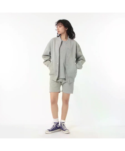 GOAT（ゴート）の「GOAT / SWEAT SHORTS 15.5oz（スウェットパンツ・メンズ・ネイビー/クリーム/アッシュ/ヘザーグレー/ホワイト/ブラック/オリーブ/サックスブルー・XS/S/M/L/XL）」の4枚目の写真